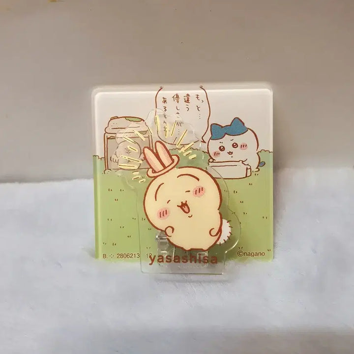 [BUNJANG] Chiikawa Acrylic Scene Clip Bis-Kit Usagi / 치이카와 아크릴 씬 클립 비스킷 우사기