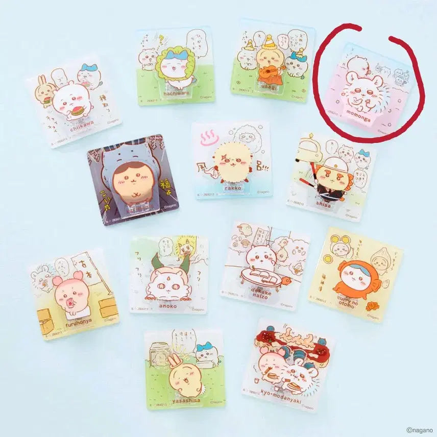 [BUNJANG] Chiikawa Acrylic Scene Clip Bis-Kit Usagi / 치이카와 아크릴 씬 클립 비스킷 우사기