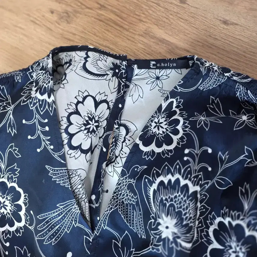 [BUNJANG] Seeho Rin Flower Pattern Wide Jumpsuit / 씨호린플라워 패턴 와이드 점프수트