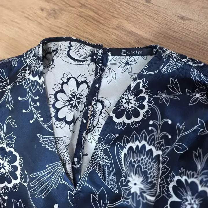 [BUNJANG] Seeho Rin Flower Pattern Wide Jumpsuit / 씨호린플라워 패턴 와이드 점프수트