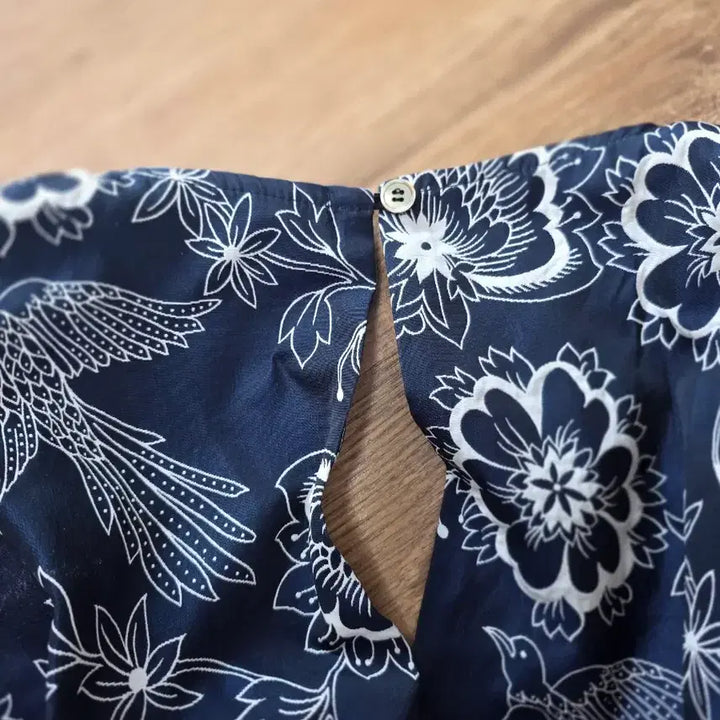 [BUNJANG] Seeho Rin Flower Pattern Wide Jumpsuit / 씨호린플라워 패턴 와이드 점프수트