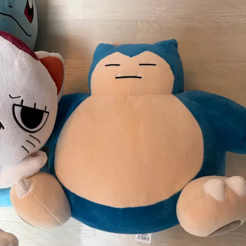 [BUNJANG] Pokemon Squirtle, Snorlax, Dandan Cat Bundle Set / 포켓몬 꼬부기,잠맘보 단다단 고양이
