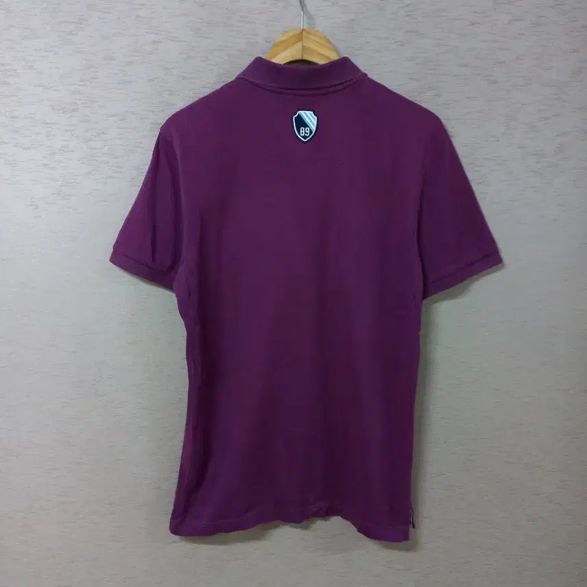 [BUNJANG] Pearlygates Purple Short Sleeve Polo Shirt (Men) / B4-2/ 파리게이츠 퍼플 반팔 카라티 남성