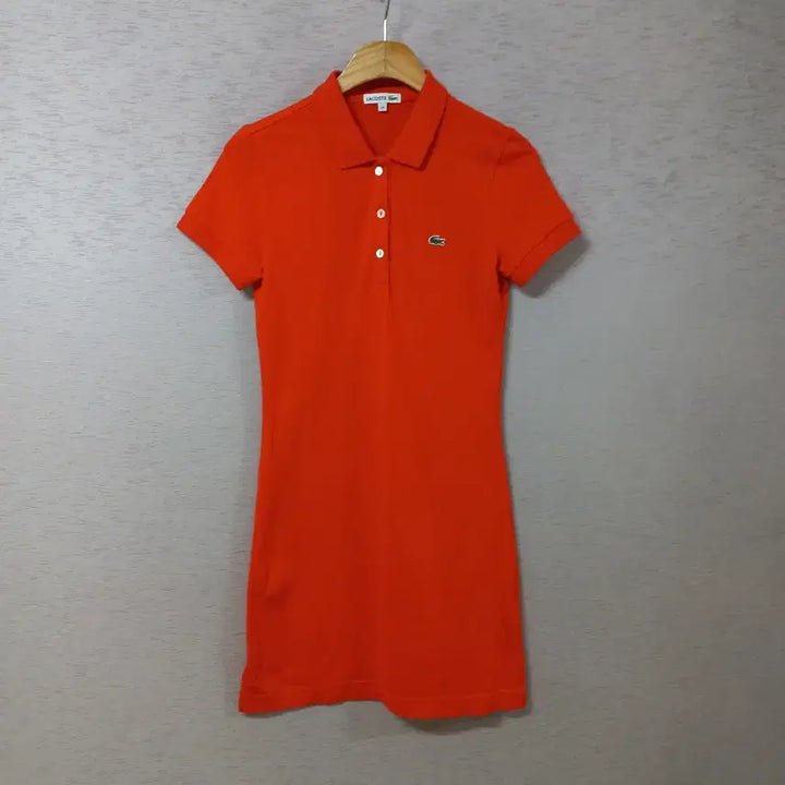 [BUNJANG] Lacoste Orange Dress / B4-2/라코스테 오렌지색 원피스 여성