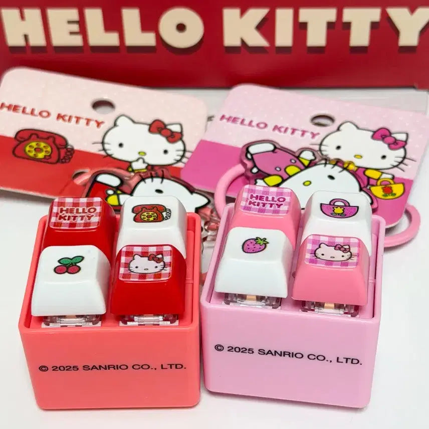 [BUNJANG] Hello Kitty LED Sound Keyring / 헬로키티 LED 사운드 키캡키링