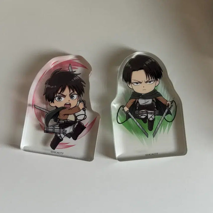 [BUNJANG] Attack on Titan Levi Eren Acrylic Block Bundle Set / 진격의거인 리바이 에렌 아크릴블록 코롯토 일괄