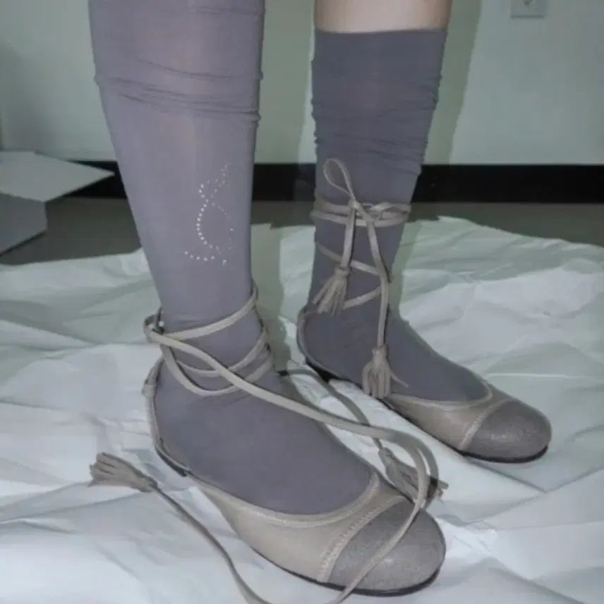 [BUNJANG] Bottega Veneta Leather Ballerina Flat Shoes 37 / (정품) 보테가베네타 레더 발레리나 플랫 슈즈 구두 37