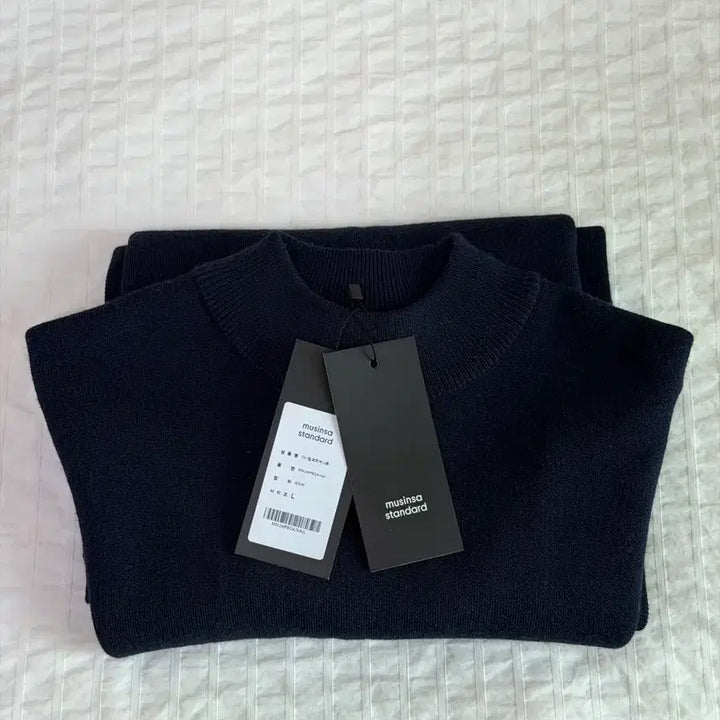 [BUNJANG] Musinsa Standard Minimal Mock Neck Knit / 무신사 스탠다드 미니멀 모크넥 니트
