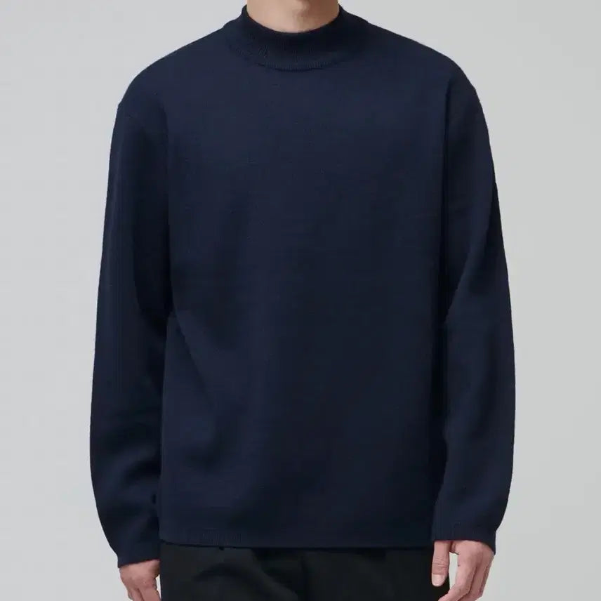 [BUNJANG] Musinsa Standard Minimal Mock Neck Knit / 무신사 스탠다드 미니멀 모크넥 니트