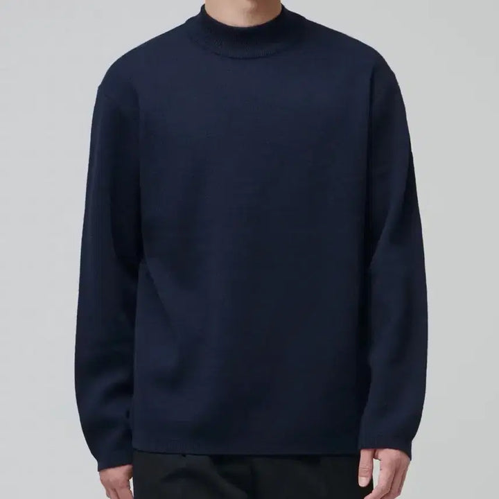[BUNJANG] Musinsa Standard Minimal Mock Neck Knit / 무신사 스탠다드 미니멀 모크넥 니트