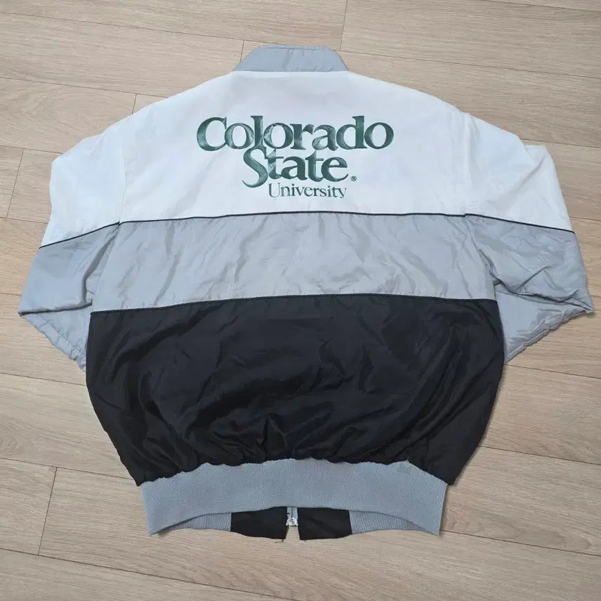 [BUNJANG] Dunbrooke Colorado State University Racing Crew Jacket - L / 90s USA Dunbrooke 멀티스폰서 패치 레이싱 크루 자켓 L