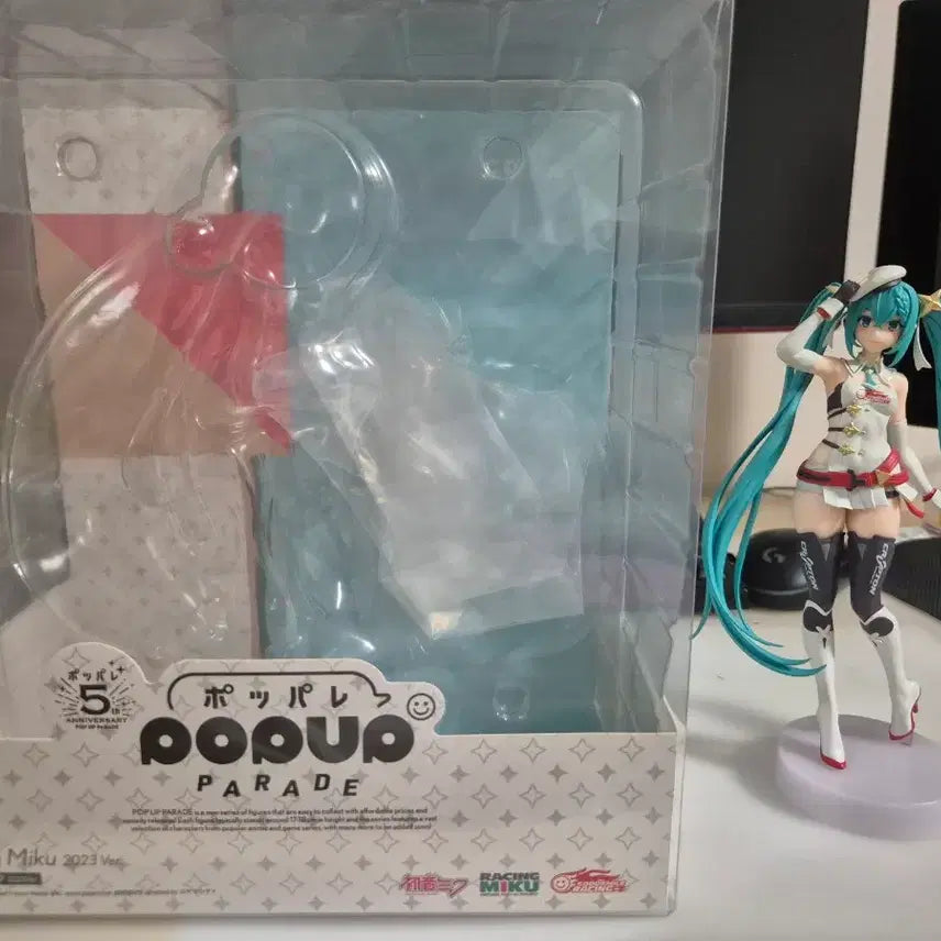 [BUNJANG] Hatsune Miku GT Project Racing Miku 202 Figure / 하츠네 미쿠 GT 프로젝트] POP UP PARADE 레이싱 미쿠 202