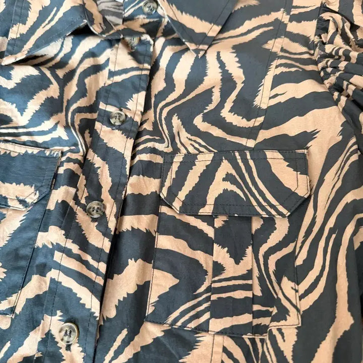 [BUNJANG] Ganni Leopard Print Dress / 가니 원피스