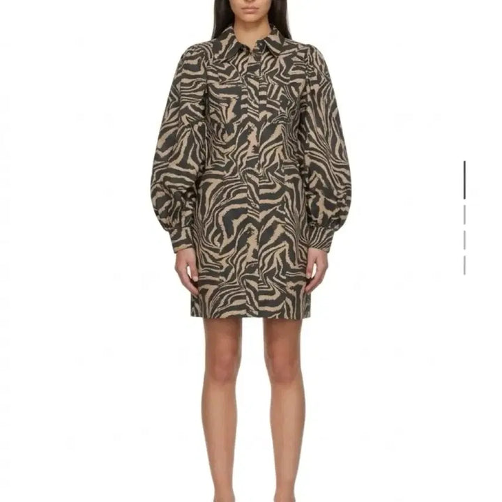 [BUNJANG] Ganni Leopard Print Dress / 가니 원피스