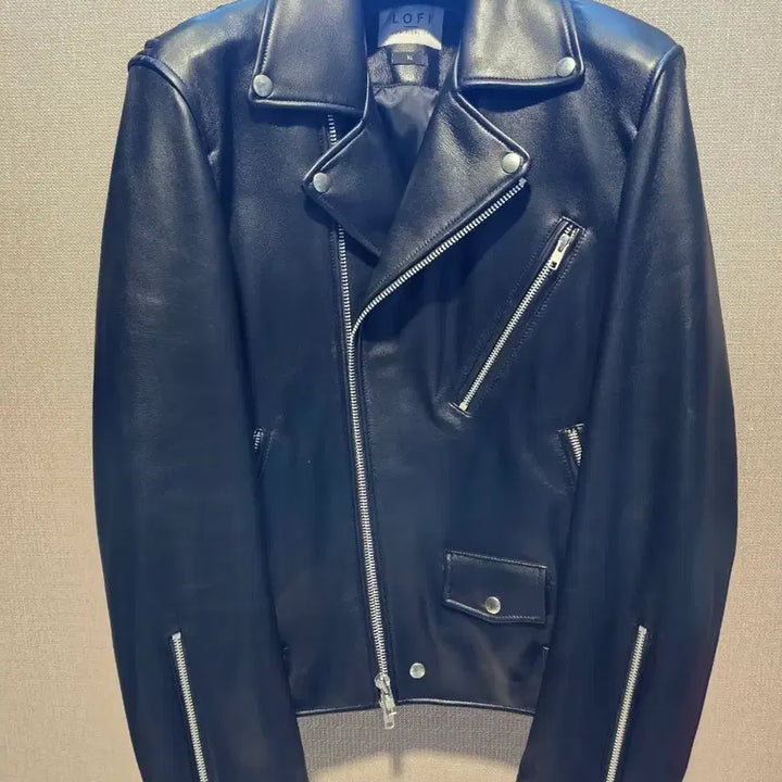 [BUNJANG] LOFI Genuine Lambskin Leather Rider Jacket XL / 새상품급 로파이 LOFI 양가죽 램스킨 라이더 자켓 XL
