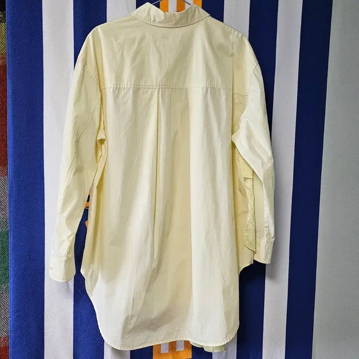 [BUNJANG] SJYP Light Yellow Unbalanced Shirt (Size S) / 정품] SJYP 라이트 옐로우 언밸런스 셔츠 (S사이즈/한섬)