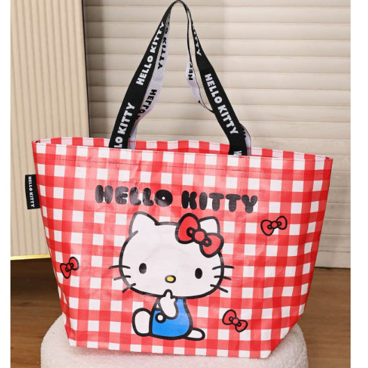 [BUNJANG] Sanrio Hello Kitty Tarpaulin Bag Eco Bag / 산리오 헬로키티 타포린백 장바구니 에코백