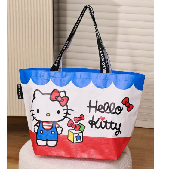 [BUNJANG] Sanrio Hello Kitty Tarpaulin Bag Eco Bag / 산리오 헬로키티 타포린백 장바구니 에코백