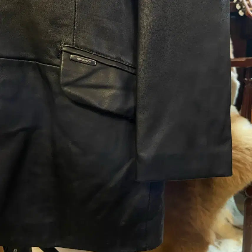 [SOLD OUT] VonDutch 양가죽 블레이져 자켓 블랙