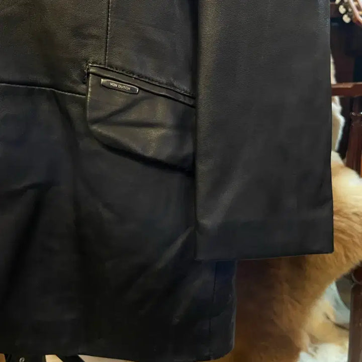 [SOLD OUT] VonDutch 양가죽 블레이져 자켓 블랙
