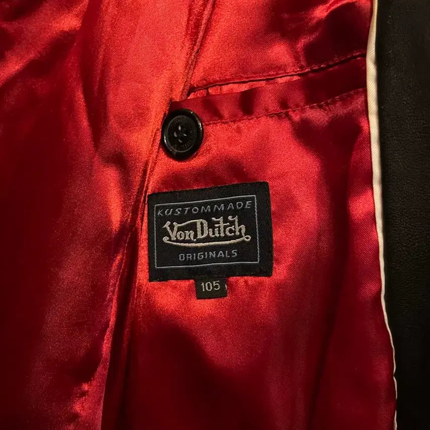 [SOLD OUT] VonDutch 양가죽 블레이져 자켓 블랙