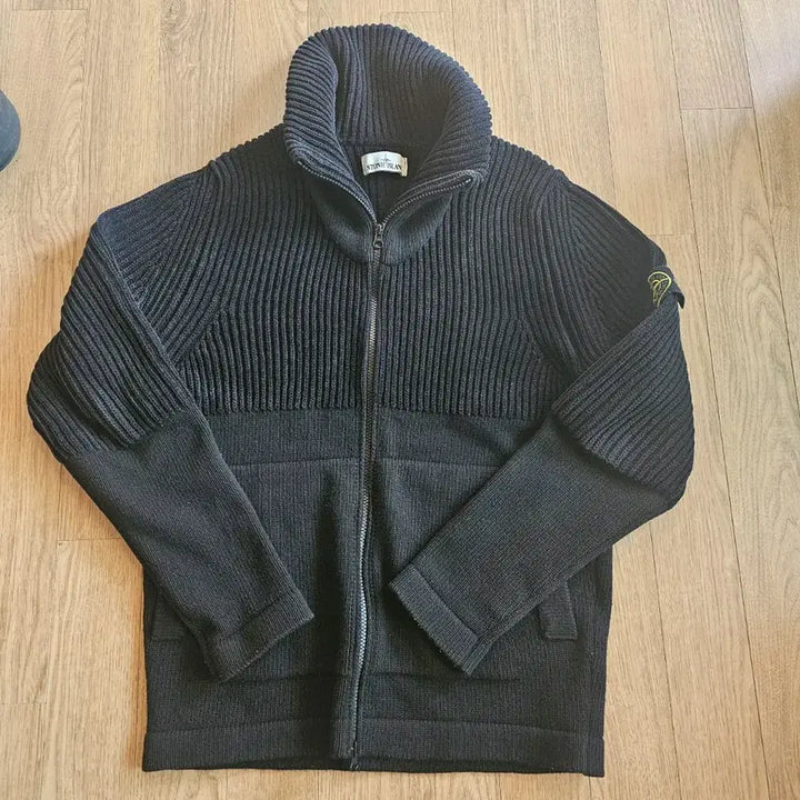 [BUNJANG] Stone Island Lambswool Heavy Zip-up Knit Cardigan / 스톤아일랜드 램스울 해비 집업 니트가디건