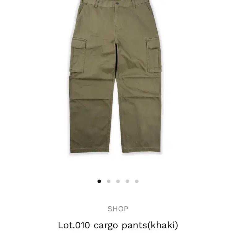 [BUNJANG] Raeth Cargo Pants (Khaki) - Size 30 / [30] 뤠쓰 카고 카키