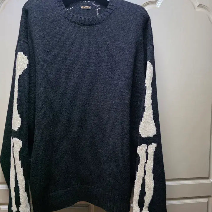 [BUNJANG] Capital Wool Bone Knit Sweater / 캐피탈 울 본 니트 1사이즈 판매