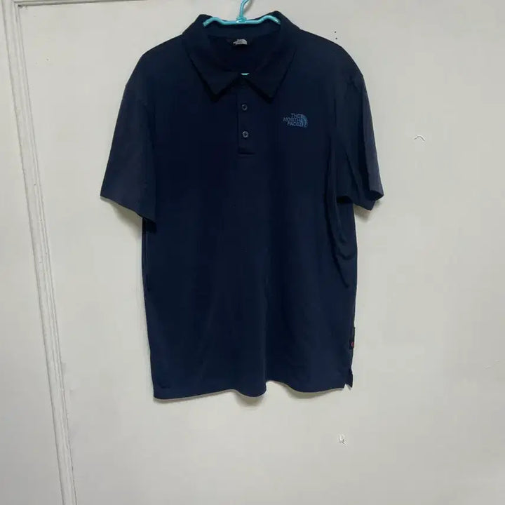 [BUNJANG] The North Face Navy Polo T-Shirt / 노스페이스 네이비 폴로 반팔 티셔츠