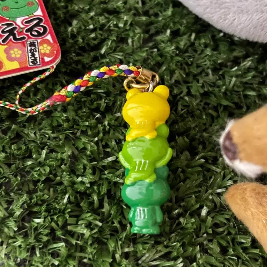 [BUNJANG] Vintage Japanese Frog Keychain / 미사용 일본 고전 개구리 키링