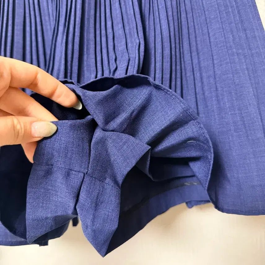 [BUNJANG] Navy Pleated Skort / 새상품:) 네이비 플리츠 치마반바지