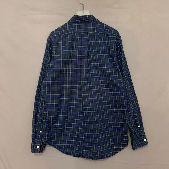 [BUNJANG] Polo Ralph Lauren Purple Green Checkered Shirt / M 폴로랄프로렌 퍼플 그린 체크 셔츠 남방
