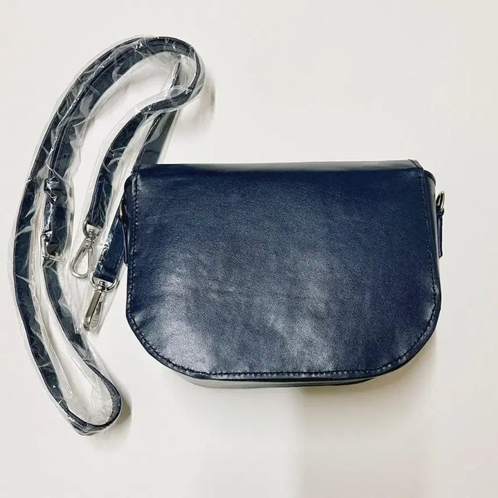 [BUNJANG] Italian Leather &amp; Canvas Crossbody Bag with Card Wallet Set / (무료배송) 이태리산 소가죽 캔버스 레더 크로스백 카드지갑 3종 세트