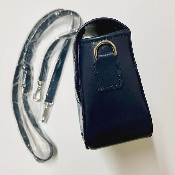 [BUNJANG] Italian Leather &amp; Canvas Crossbody Bag with Card Wallet Set / (무료배송) 이태리산 소가죽 캔버스 레더 크로스백 카드지갑 3종 세트