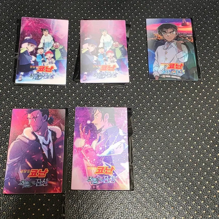 [BUNJANG] Detective Conan Lenticular Bundle Set / 명탐정코난 렌티큘러(척안의 잔상, 100만달러의 펜타그램) 일괄