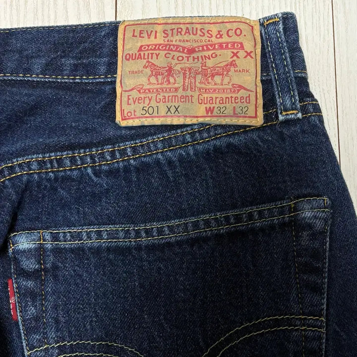 [BUNJANG] LVC 55501 Rigid Selvedge Denim Jeans / [32] LVC 55501 리지드 셀비지 데님