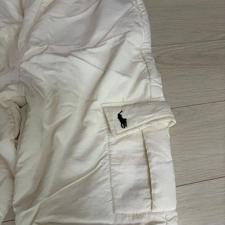 [BUNJANG] Polo Ralph Lauren Ivory Cargo Padded Pants / 폴로 여성 랄프로렌 아이보리 카고 패딩팬츠