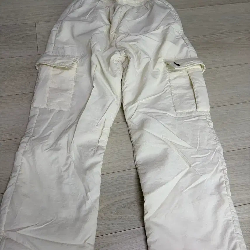 [BUNJANG] Polo Ralph Lauren Ivory Cargo Padded Pants / 폴로 여성 랄프로렌 아이보리 카고 패딩팬츠