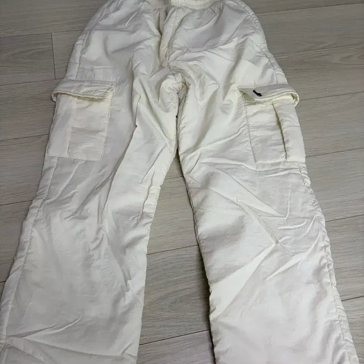[BUNJANG] Polo Ralph Lauren Ivory Cargo Padded Pants / 폴로 여성 랄프로렌 아이보리 카고 패딩팬츠