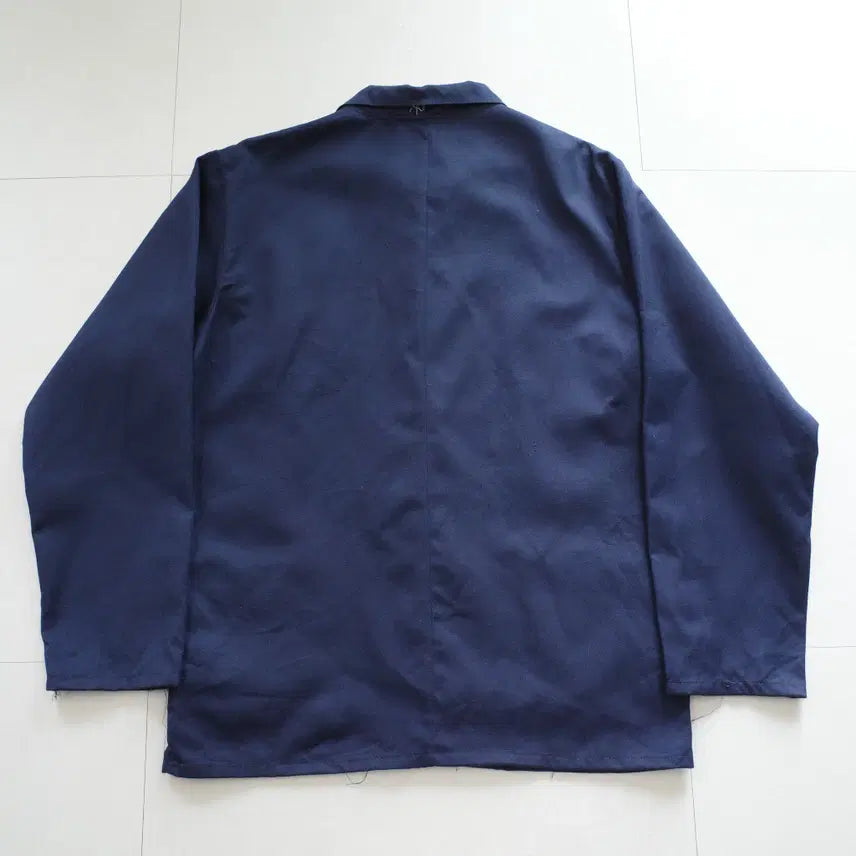 [BUNJANG] Soviet Work Jacket Navy Deadstock L / 90s 구소련 러시아 워크 자켓 네이비 데드스탁 L