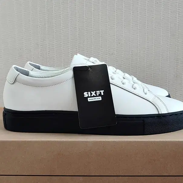[SOLD OUT] 식스핏275 가죽 스니커즈 남성 운동화 신발키높이 새상품