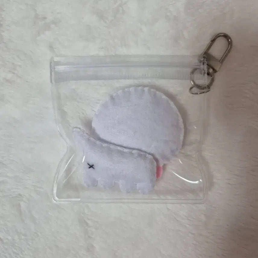 [BUNJANG] GyeDamChulGeun Lee Ja Heon Felt Lizard Keychain / 괴담출근 괴출 이자헌 펠트 도마뱀 키링