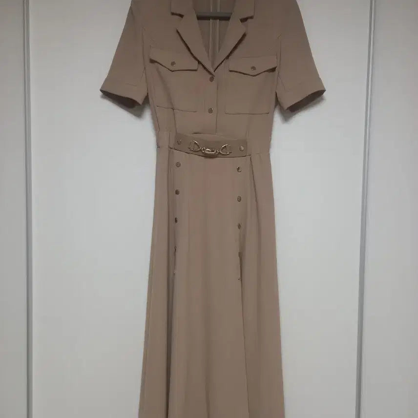 [SOLD OUT] 롱원피스 트렌치원피스 수입원피스 벨트원피스