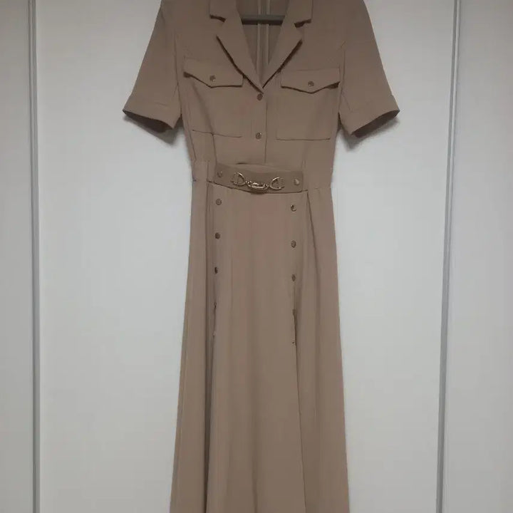 [SOLD OUT] 롱원피스 트렌치원피스 수입원피스 벨트원피스