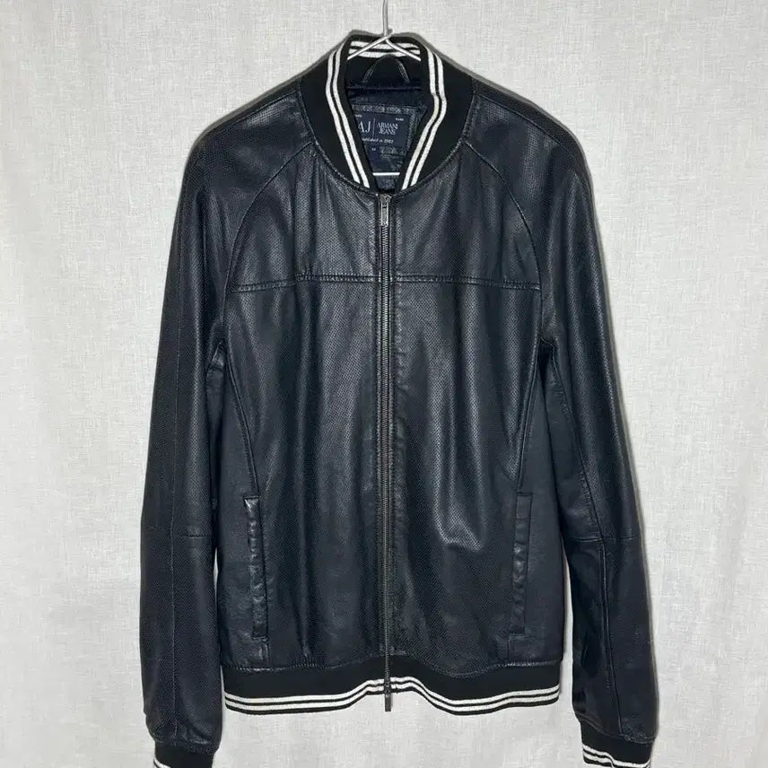 [BUNJANG] Armani Jeans Lamb Leather Blouson / [52] 아르마니 진스 램 레더 블루종