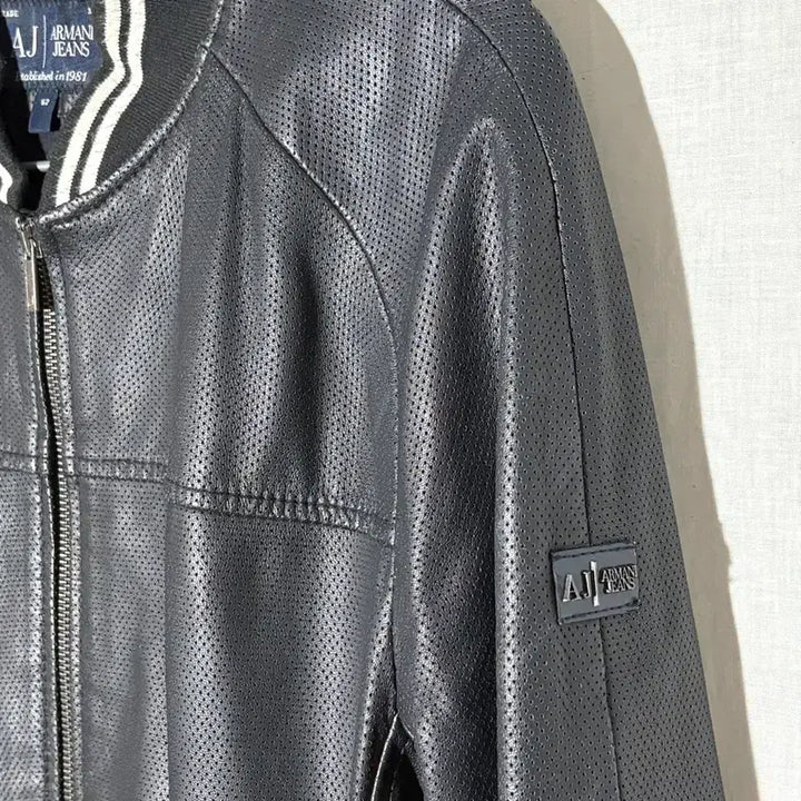 [BUNJANG] Armani Jeans Lamb Leather Blouson / [52] 아르마니 진스 램 레더 블루종