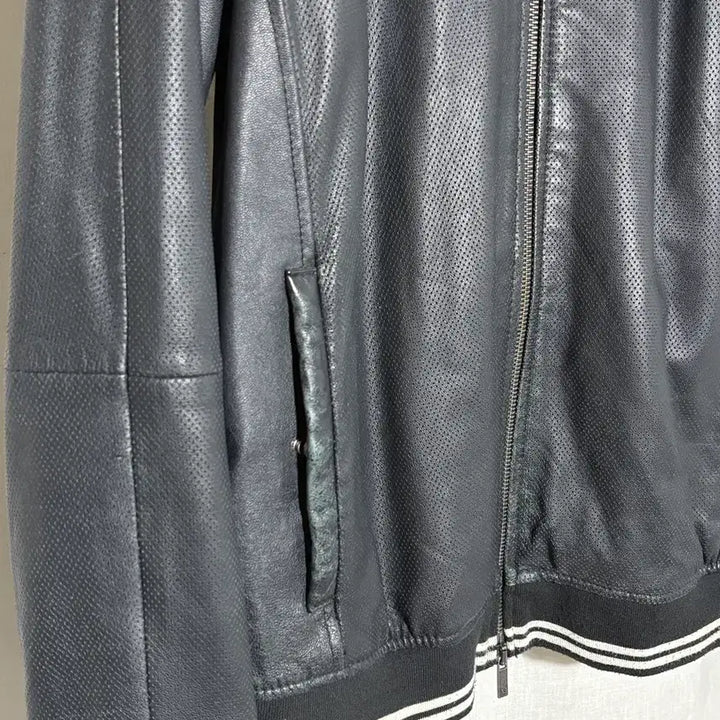 [BUNJANG] Armani Jeans Lamb Leather Blouson / [52] 아르마니 진스 램 레더 블루종