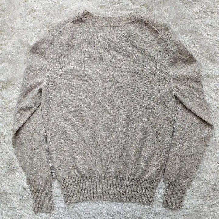 [BUNJANG] LYDIAVINE Beige Cashmere Knit Sweater M / LYDIAVINE 베이지 라운드넥  캐시미어 니트 M