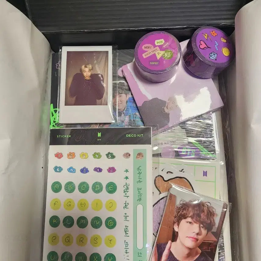 [BUNJANG] BTS V TaeHyung Deco Kit Full Set / 방탄 데코키트 풀세트 포카 뷔 태형 BTS Deco Kit