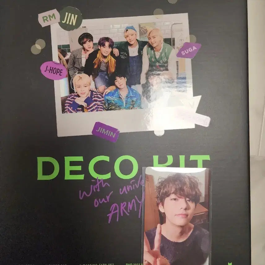 [BUNJANG] BTS V TaeHyung Deco Kit Full Set / 방탄 데코키트 풀세트 포카 뷔 태형 BTS Deco Kit
